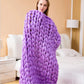 Zen Weighted Large Knit Blanket