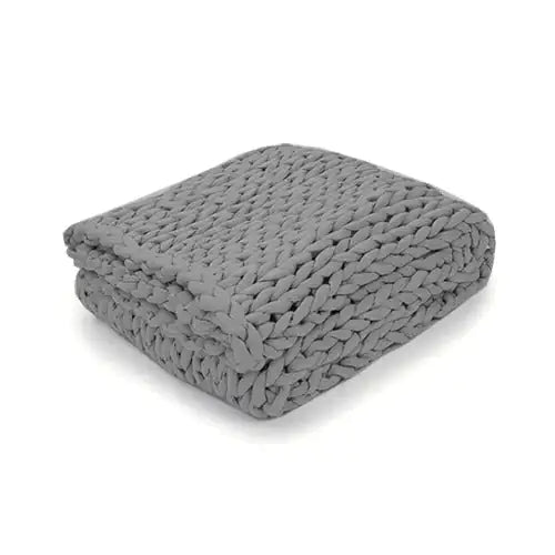 Zen Weighted Large Knit Blanket